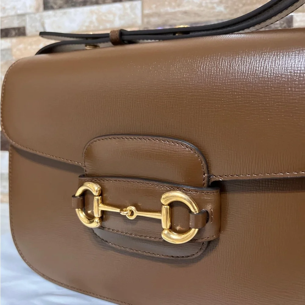 SOLD ON OTHER PLATFORMS - GUCCI HORSEBIT 1955 SHOULDER BAG - Picture 2 of 15